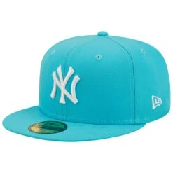 Men's New York Yankees New Era Blue Vice Highlighter Logo 59FIFTY Fitted Hat