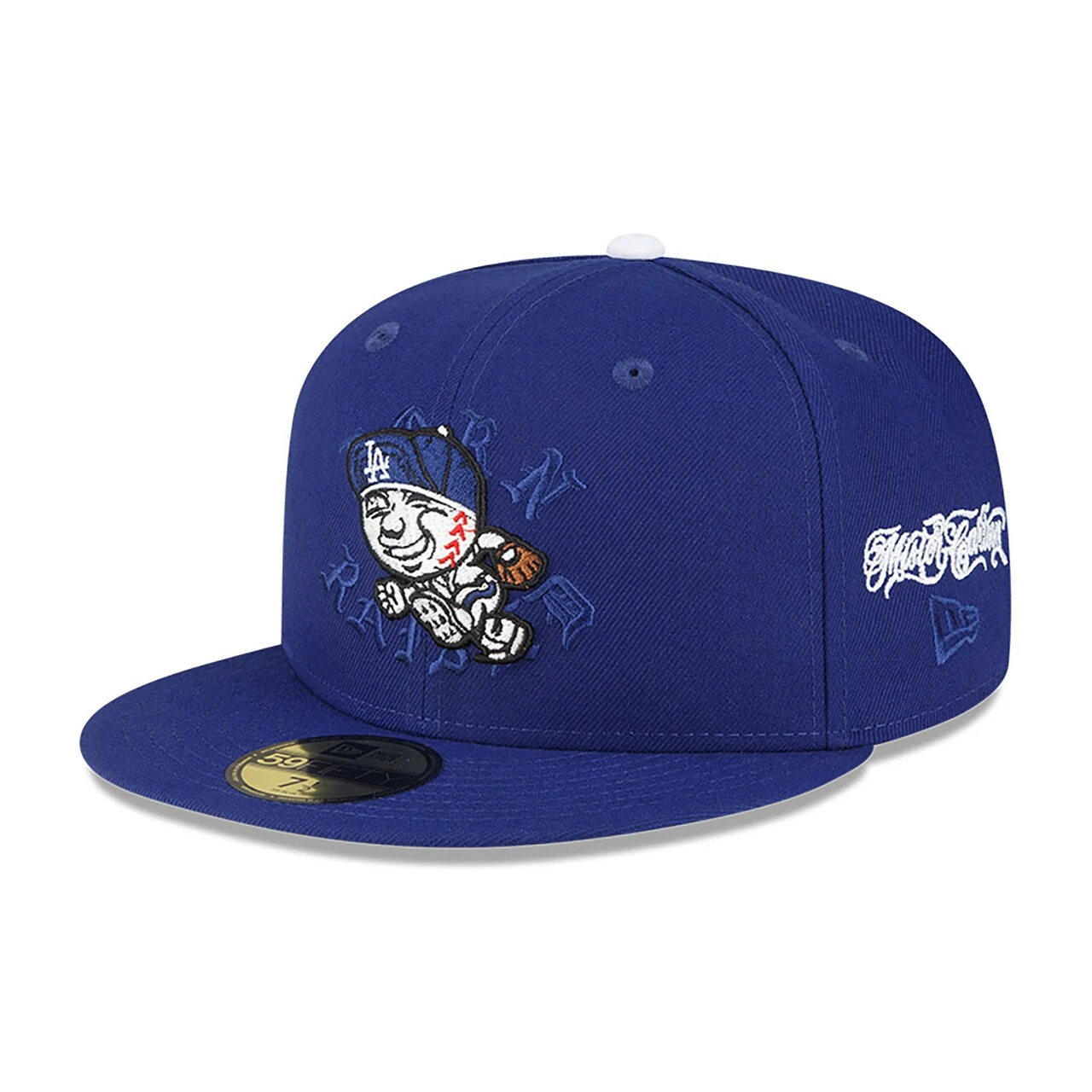 Men's Los Angeles Dodgers New Era Born X Raised Royal Mr. Cartoon 59FIFTY Fitted Hat 1 Men's Los Angeles Dodgers New Era Born X Raised Royal Mr. Cartoon 59FIFTY Fitted Hat
