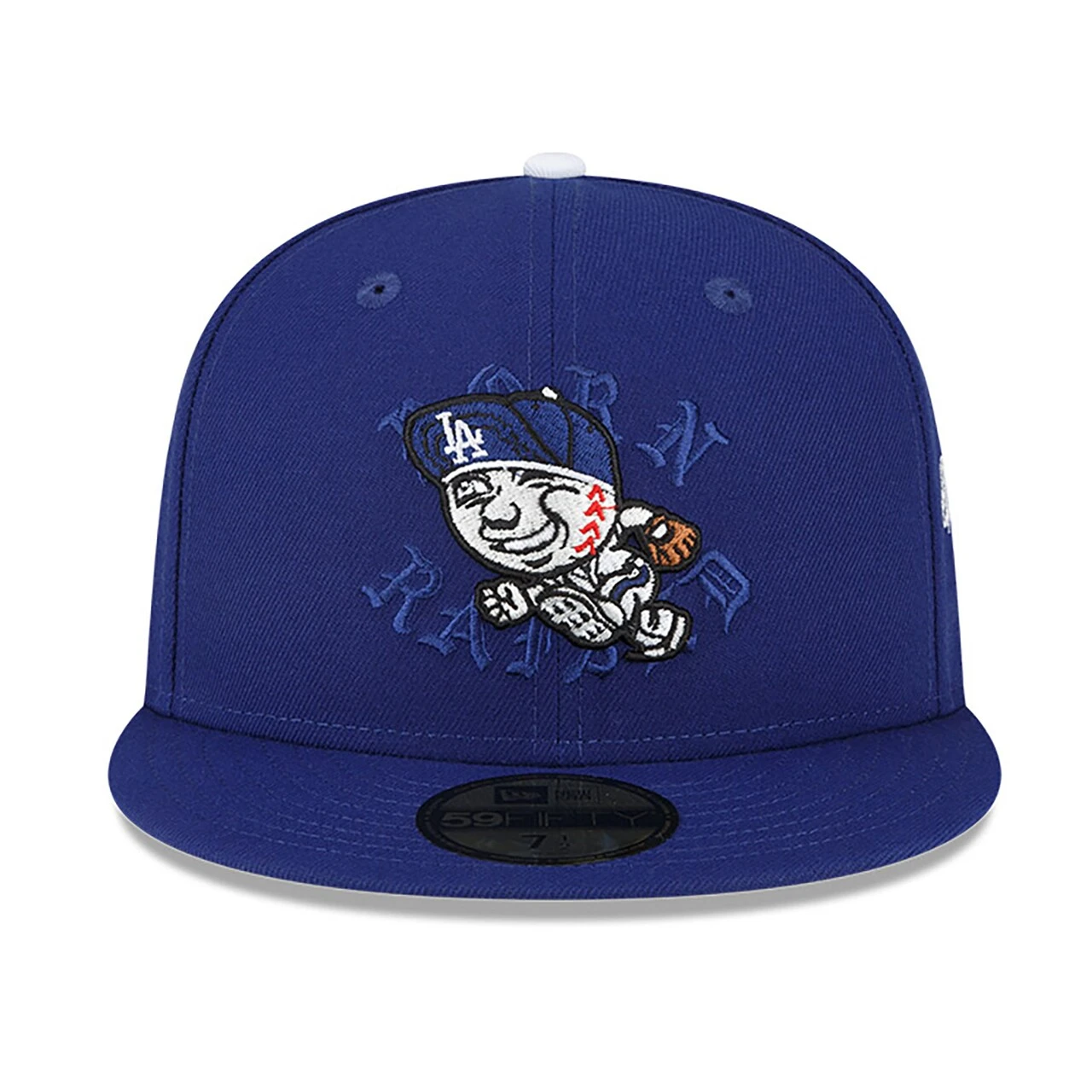 Men's Los Angeles Dodgers New Era Born X Raised Royal Mr. Cartoon 59FIFTY Fitted Hat 2 Men's Los Angeles Dodgers New Era Born X Raised Royal Mr. Cartoon 59FIFTY Fitted Hat - Image 2