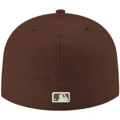 Men's New York Yankees New Era Brown White Logo 59FIFTY Fitted Hat 7 Men's New York Yankees New Era Brown White Logo 59FIFTY Fitted Hat -Hat Shop mens new era brown new york yankees white logo 59fifty fitted hat pi4208000 altimages ff 4208674 b31f0400c1e4eba0dcadalt4 full