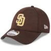 Men's San Diego Padres New Era Brown 2023 Clubhouse 9FORTY Snapback Hat