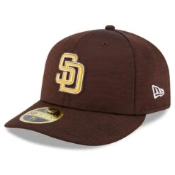 Men's San Diego Padres New Era Brown 2023 Clubhouse Low Profile 59FIFTY Fitted Hat