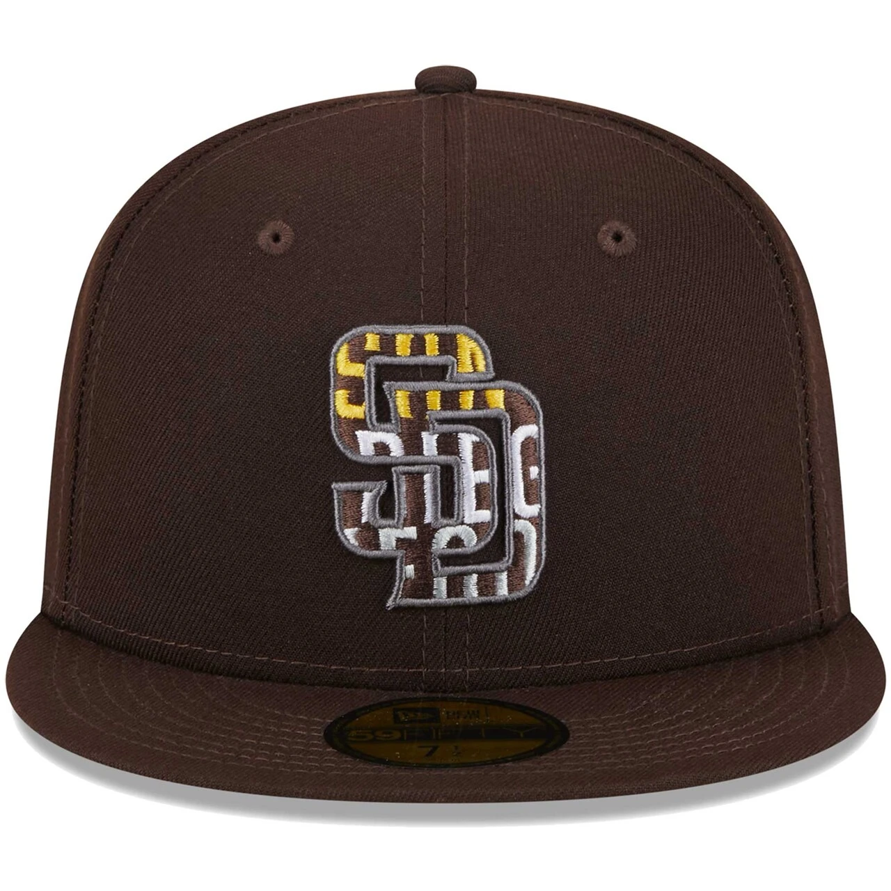 Men's San Diego Padres New Era Brown Script Fill 59FIFTY Fitted Hat 2 Men's San Diego Padres New Era Brown Script Fill 59FIFTY Fitted Hat - Image 2