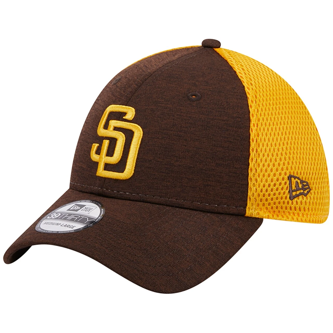 Men's San Diego Padres New Era Brown Shadow Neo 39THIRTY Flex Hat 1 Men's San Diego Padres New Era Brown Shadow Neo 39THIRTY Flex Hat