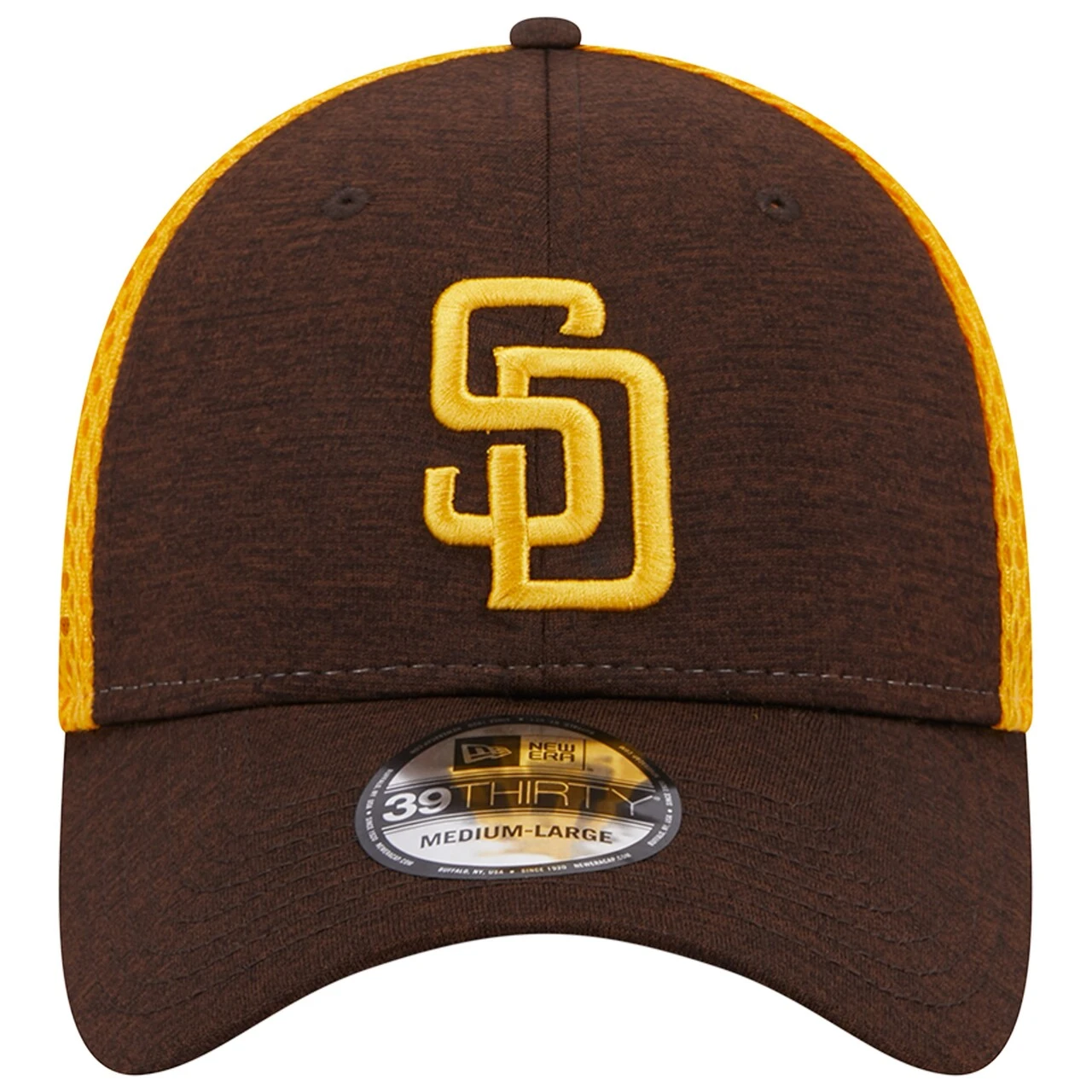 Men's San Diego Padres New Era Brown Shadow Neo 39THIRTY Flex Hat 2 Men's San Diego Padres New Era Brown Shadow Neo 39THIRTY Flex Hat - Image 2