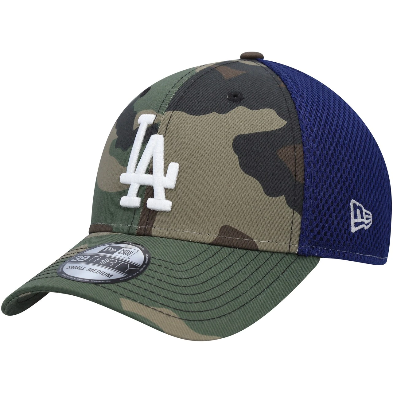 Men's Los Angeles Dodgers New Era Camo Team Neo 39THIRTY Flex Hat 1 Men's Los Angeles Dodgers New Era Camo Team Neo 39THIRTY Flex Hat