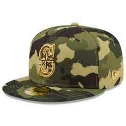 Men's Seattle Mariners New Era Camo 2022 Armed Forces Day On-Field 59FIFTY Fitted Hat 6 Men's Seattle Mariners New Era Camo 2022 Armed Forces Day On-Field 59FIFTY Fitted Hat -Hat Shop mens new era camo seattle mariners 2022 armed forces day on field 59fifty fitted hat pi4463000 altimages ff 4463168 0c14b7296b4523575473alt3 full