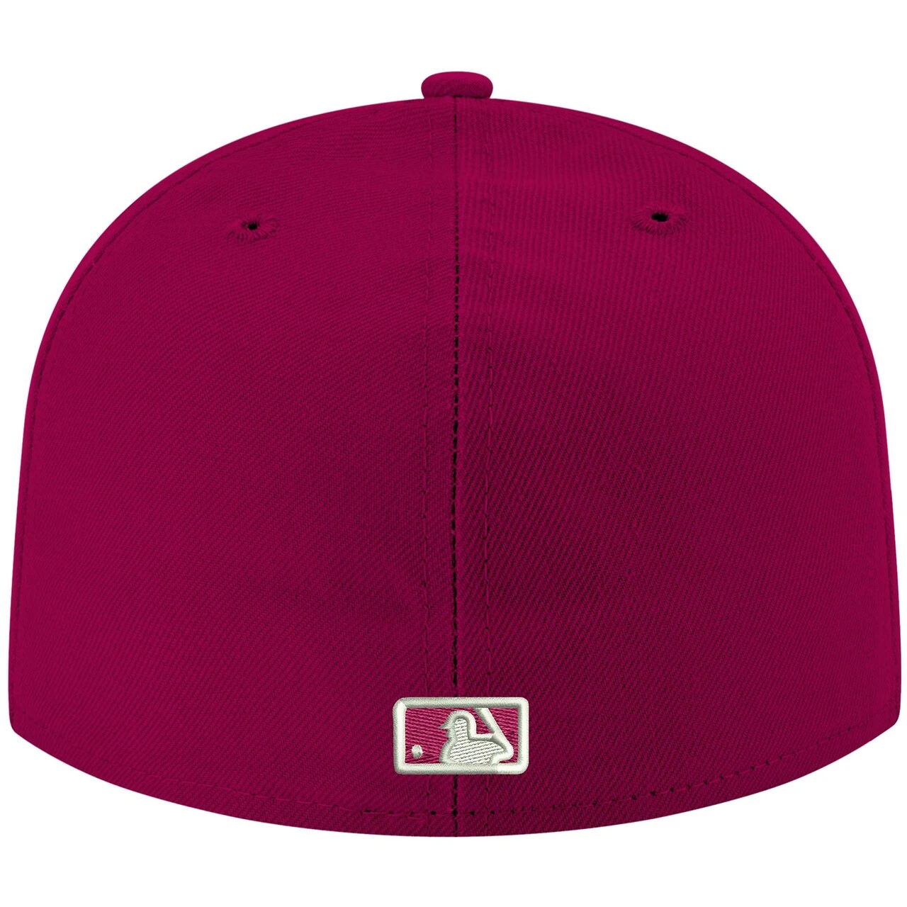 Men's Seattle Mariners New Era Cardinal White Logo 59FIFTY Fitted Hat 4 Men's Seattle Mariners New Era Cardinal White Logo 59FIFTY Fitted Hat - Image 4