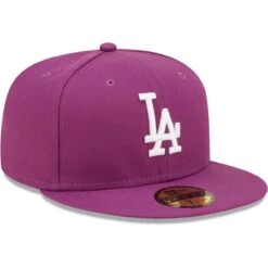 Men's Los Angeles Dodgers New Era Grape Logo 59FIFTY Fitted Hat 6 Men's Los Angeles Dodgers New Era Grape Logo 59FIFTY Fitted Hat -Hat Shop mens new era grape los angeles dodgers logo 59fifty fitted hat pi4689000 altimages ff 4689944 b25ae8af165a0f19c52dalt3 full
