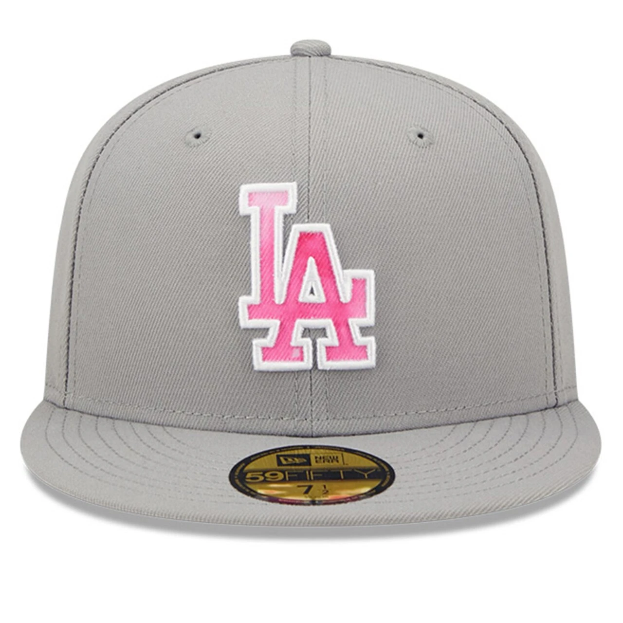 Men's Los Angeles Dodgers New Era Gray 2022 Mother's Day On-Field 59FIFTY Fitted Hat 2 Men's Los Angeles Dodgers New Era Gray 2022 Mother's Day On-Field 59FIFTY Fitted Hat - Image 2