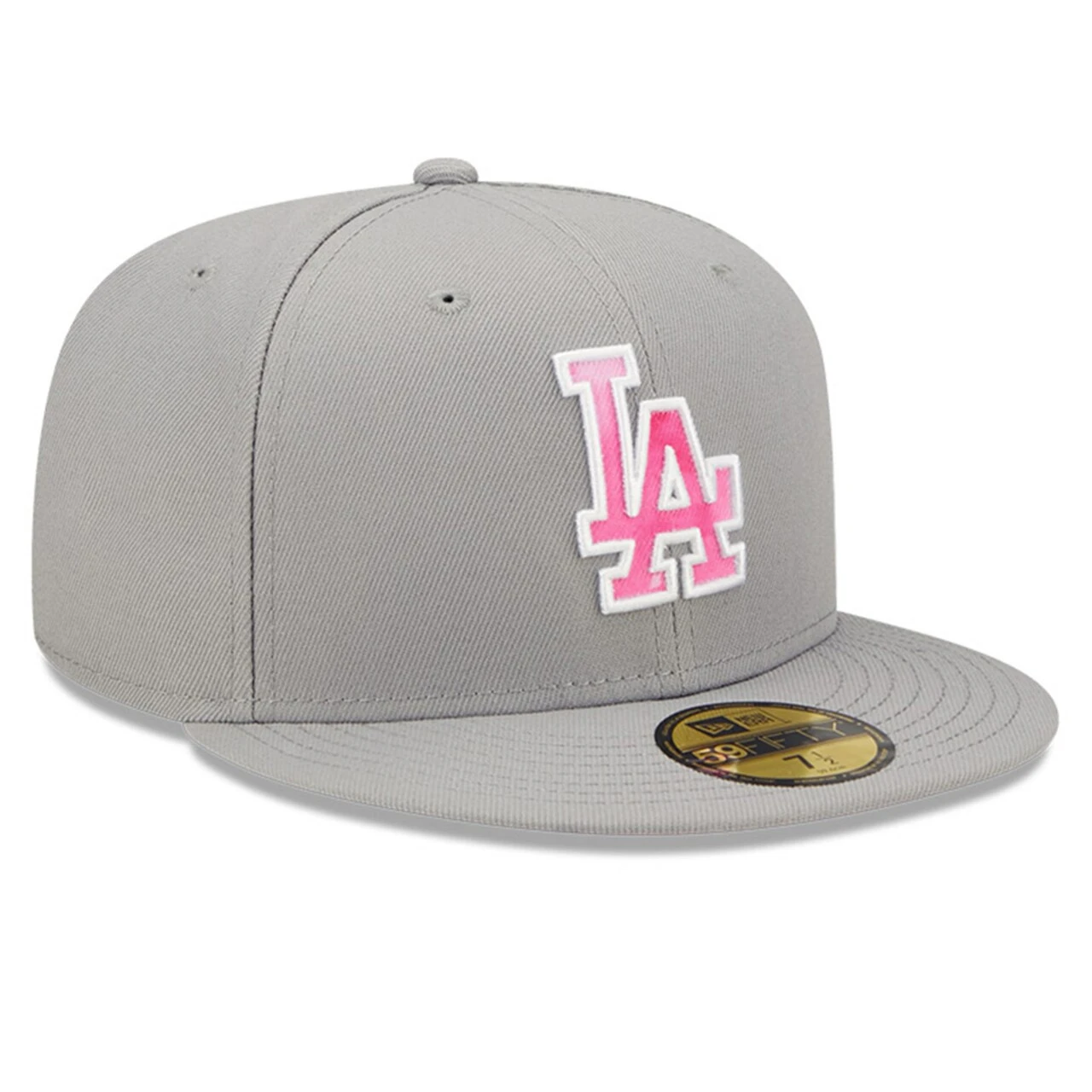 Men's Los Angeles Dodgers New Era Gray 2022 Mother's Day On-Field 59FIFTY Fitted Hat 3 Men's Los Angeles Dodgers New Era Gray 2022 Mother's Day On-Field 59FIFTY Fitted Hat - Image 3
