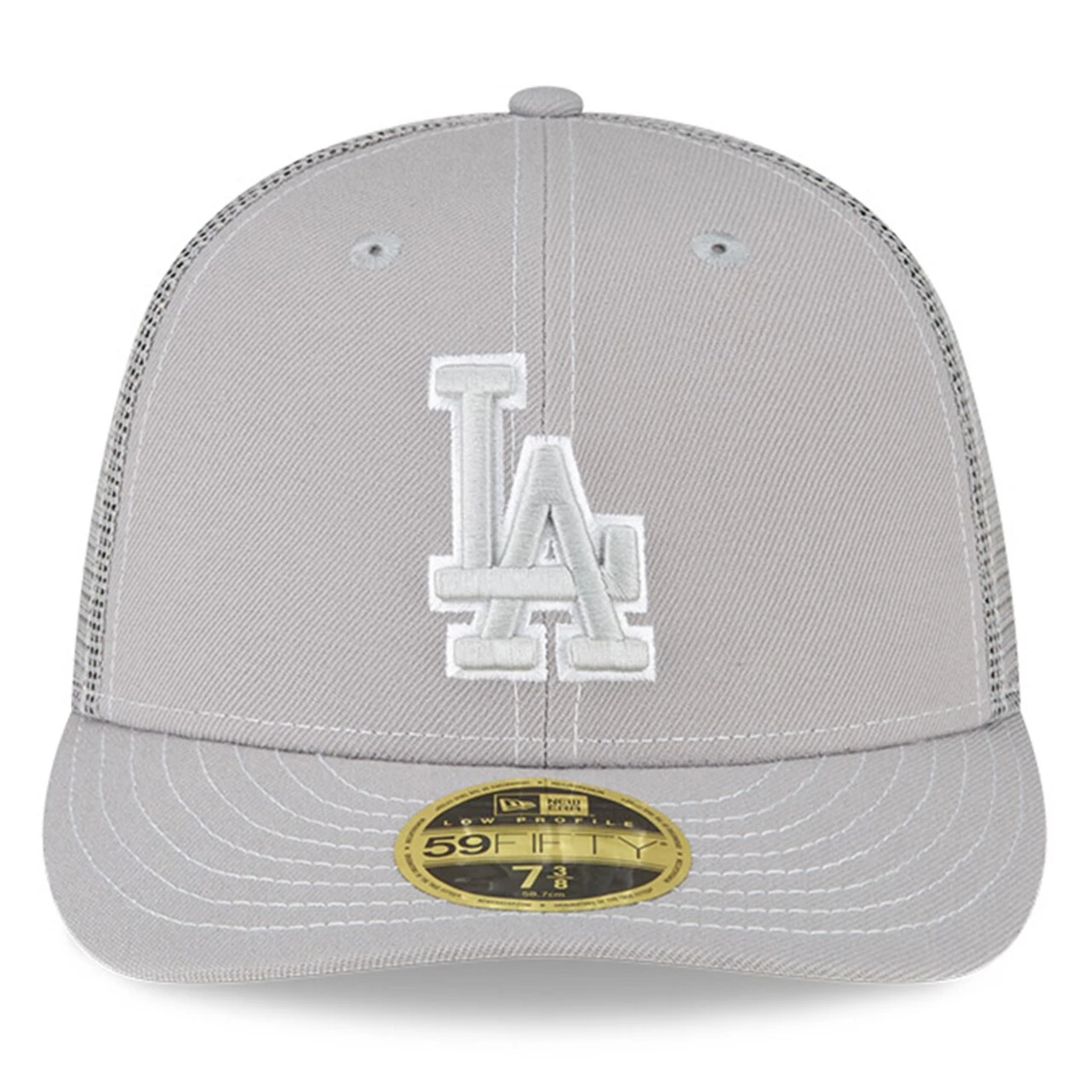 Men's Los Angeles Dodgers New Era Gray 2023 On-Field Batting Practice Low Profile 59FIFTY Fitted Hat 2 Men's Los Angeles Dodgers New Era Gray 2023 On-Field Batting Practice Low Profile 59FIFTY Fitted Hat - Image 2