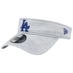 Men's Los Angeles Dodgers New Era Gray Adjustable Visor
