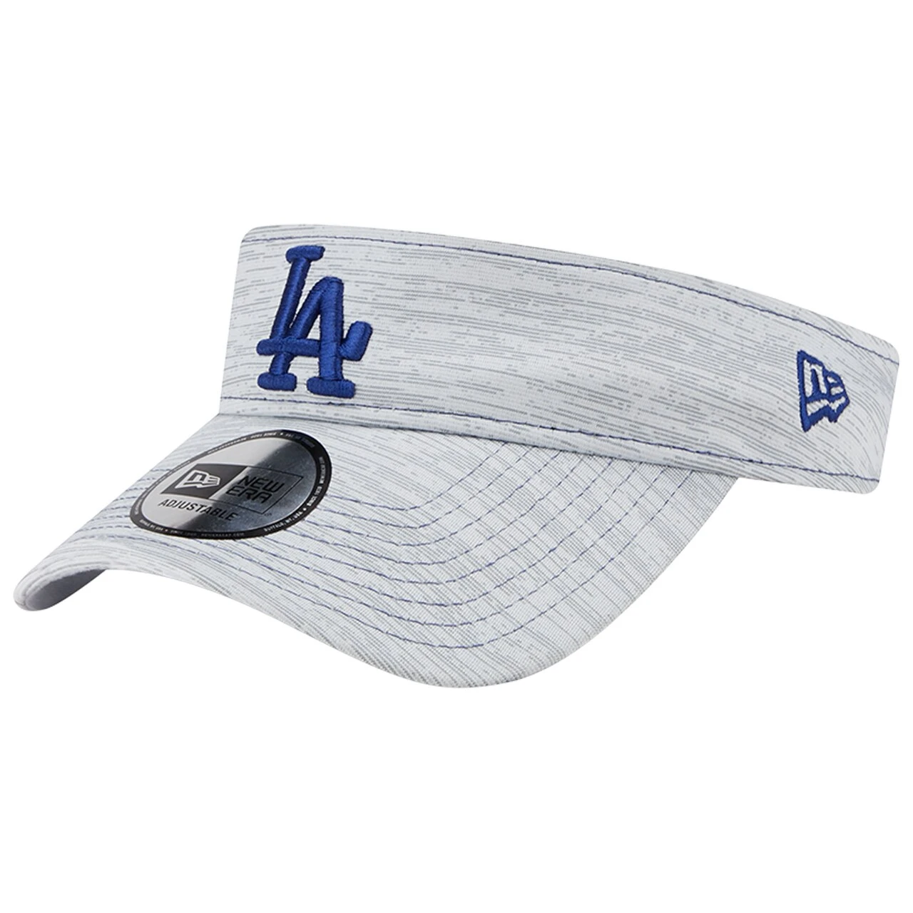 Men's Los Angeles Dodgers New Era Gray Adjustable Visor 1 Men's Los Angeles Dodgers New Era Gray Adjustable Visor