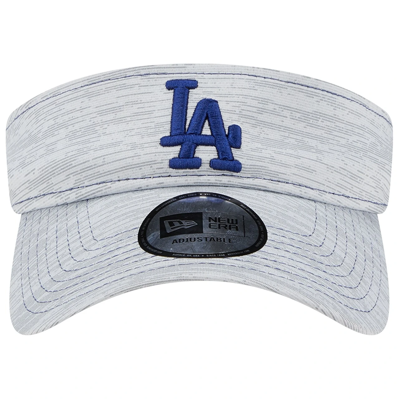 Men's Los Angeles Dodgers New Era Gray Adjustable Visor 2 Men's Los Angeles Dodgers New Era Gray Adjustable Visor - Image 2