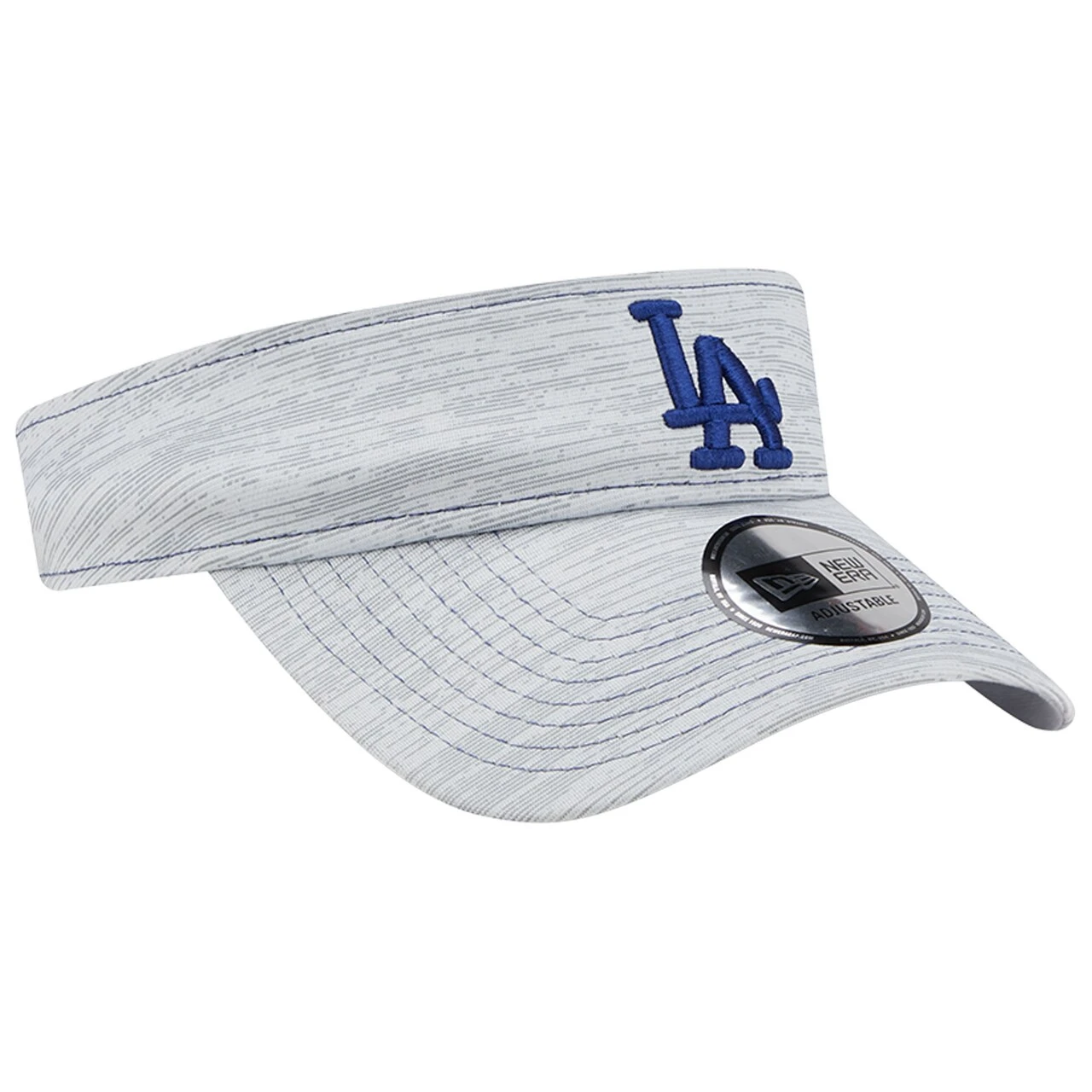Men's Los Angeles Dodgers New Era Gray Adjustable Visor 3 Men's Los Angeles Dodgers New Era Gray Adjustable Visor - Image 3