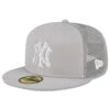 Men's New York Yankees New Era Gray 2023 On-Field Batting Practice 59FIFTY Fitted Hat