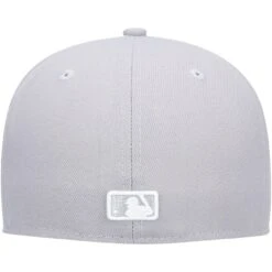 Men's New York Yankees New Era Gray White Logo 59FIFTY Fitted Hat 7 Men's New York Yankees New Era Gray White Logo 59FIFTY Fitted Hat -Hat Shop mens new era gray new york yankees white logo 59fifty fitted hat pi4208000 altimages ff 4208671 759f374443d213a97f01alt4 full