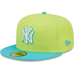 Men's New York Yankees New Era Green 1999 World Series Cyber Vice 59FIFTY Fitted Hat -Hat Shop mens new era green new york yankees 1999 world series cyber vice 59fifty fitted hat pi4691000 altimages ff 4691612 d0aeb9f6b2e6567cbd46alt3 full