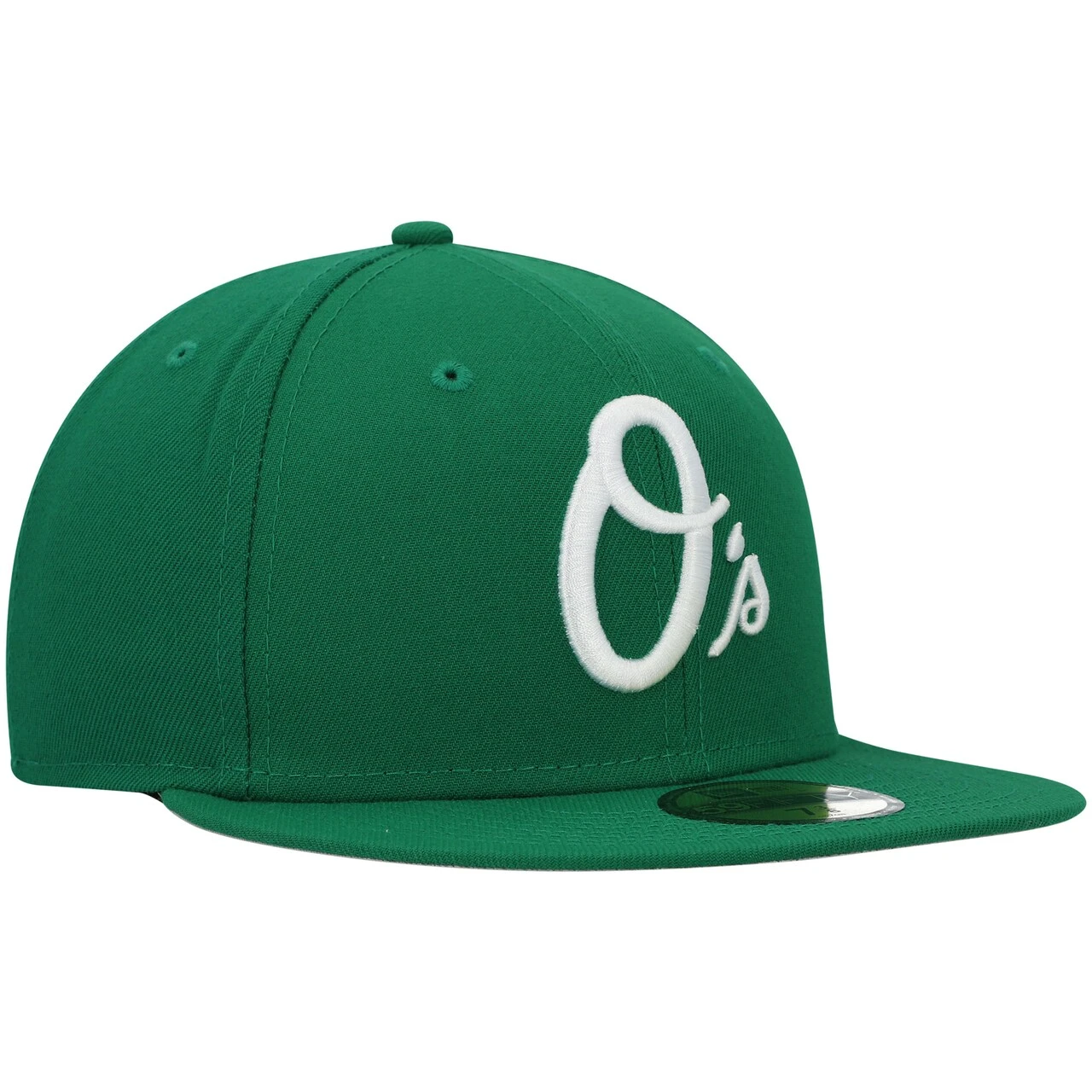 Men's Baltimore Orioles New Era Kelly Green White Logo 59FIFTY Fitted Hat 3 Men's Baltimore Orioles New Era Kelly Green White Logo 59FIFTY Fitted Hat - Image 3