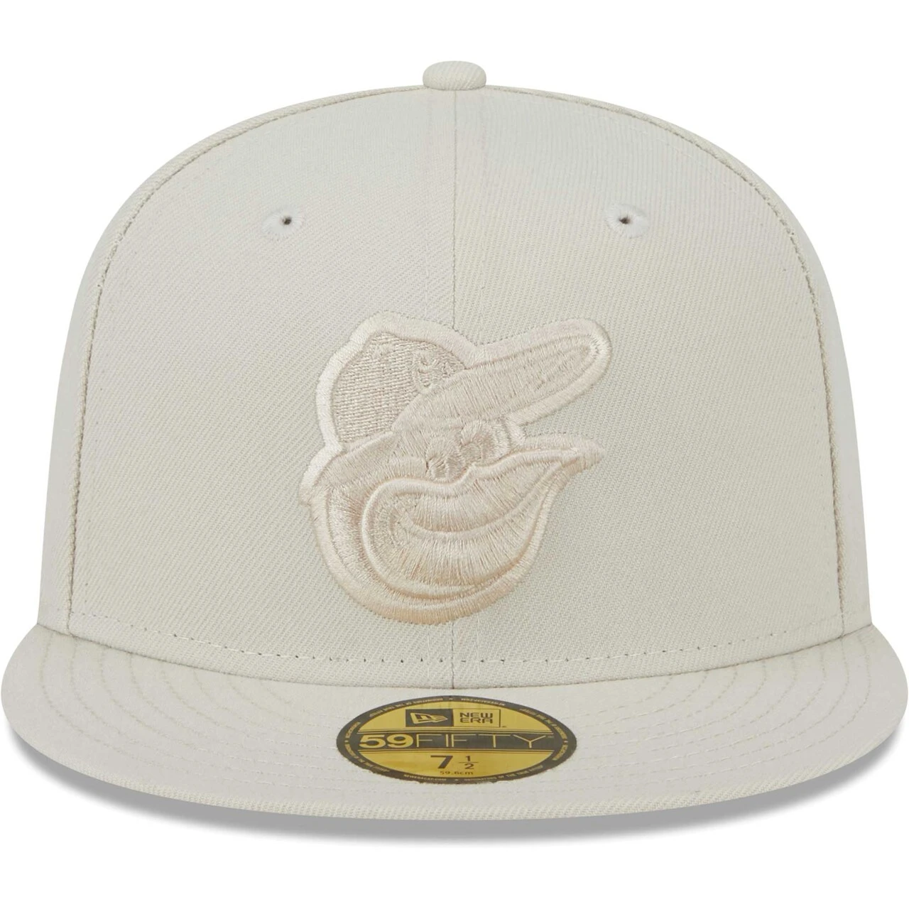 Men's Baltimore Orioles New Era Khaki Tonal 59FIFTY Fitted Hat 2 Men's Baltimore Orioles New Era Khaki Tonal 59FIFTY Fitted Hat - Image 2