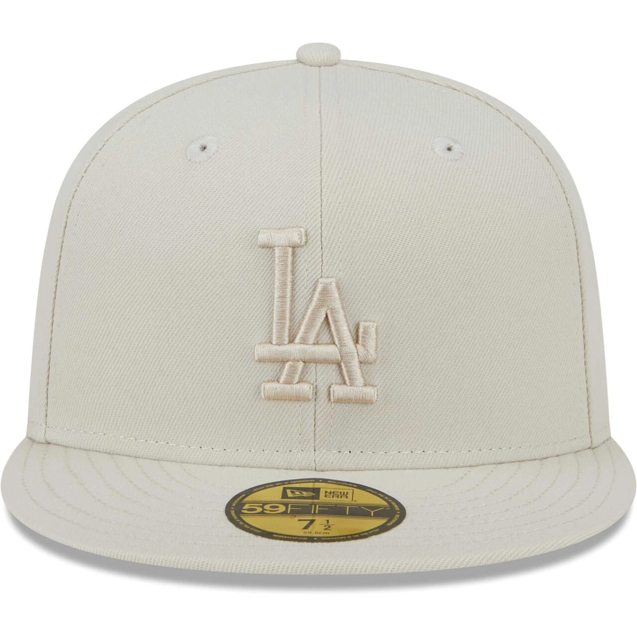 Men's Los Angeles Dodgers New Era Khaki Tonal 59FIFTY Fitted Hat 2 Men's Los Angeles Dodgers New Era Khaki Tonal 59FIFTY Fitted Hat - Image 2