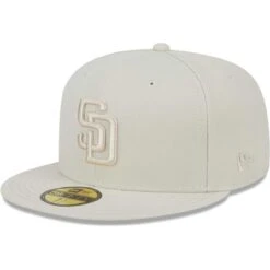 Men's San Diego Padres New Era Khaki Tonal 59FIFTY Fitted Hat