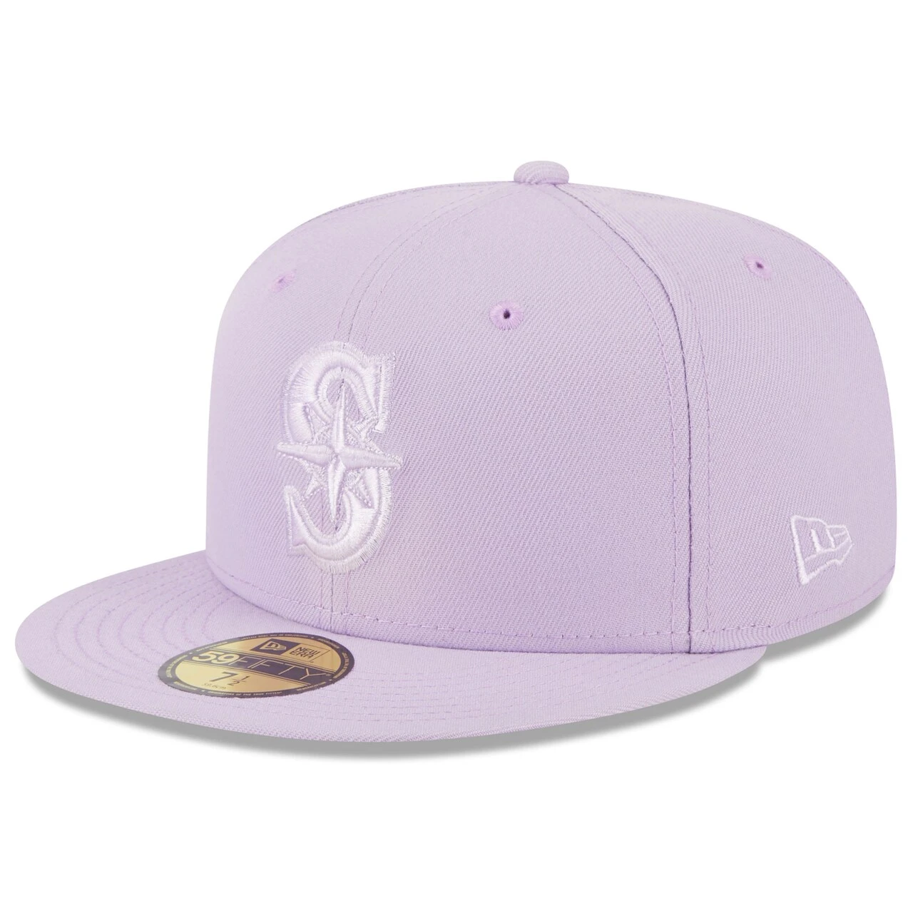 Men's Seattle Mariners New Era Lavender 2023 Spring Color Basic 59FIFTY Fitted Hat 1 Men's Seattle Mariners New Era Lavender 2023 Spring Color Basic 59FIFTY Fitted Hat