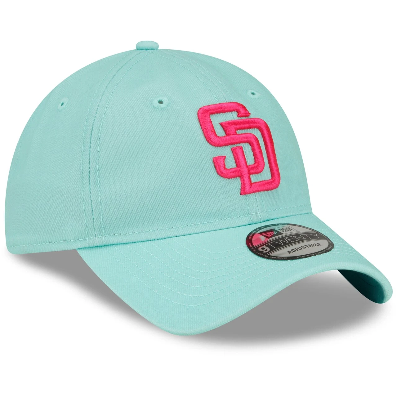 Men's San Diego Padres New Era Mint 2022 City Connect 9TWENTY Adjustable Hat 3 Men's San Diego Padres New Era Mint 2022 City Connect 9TWENTY Adjustable Hat - Image 3