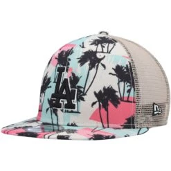 Men's Los Angeles Dodgers New Era Natural Retro Beachin' Trucker 9FIFTY Snapback Hat -Hat Shop mens new era natural los angeles dodgers retro beachin trucker 9fifty snapback hat ss5 p 200003643pv 3u ljlpe2nc9bbbk7xie6wkv ovoieb6gpxkin3nrnpbn