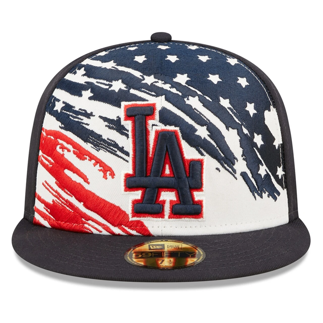 Men's Los Angeles Dodgers New Era Navy 2022 4th Of July On-Field 59FIFTY Fitted Hat 2 Men's Los Angeles Dodgers New Era Navy 2022 4th Of July On-Field 59FIFTY Fitted Hat - Image 2