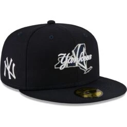 Men's New York Yankees New Era Navy Local II 59FIFTY Fitted Hat -Hat Shop mens new era navy new york yankees local ii 59fifty fitted hat pi4064000 altimages ff 4064526 618d2d68054368d91091alt3 full