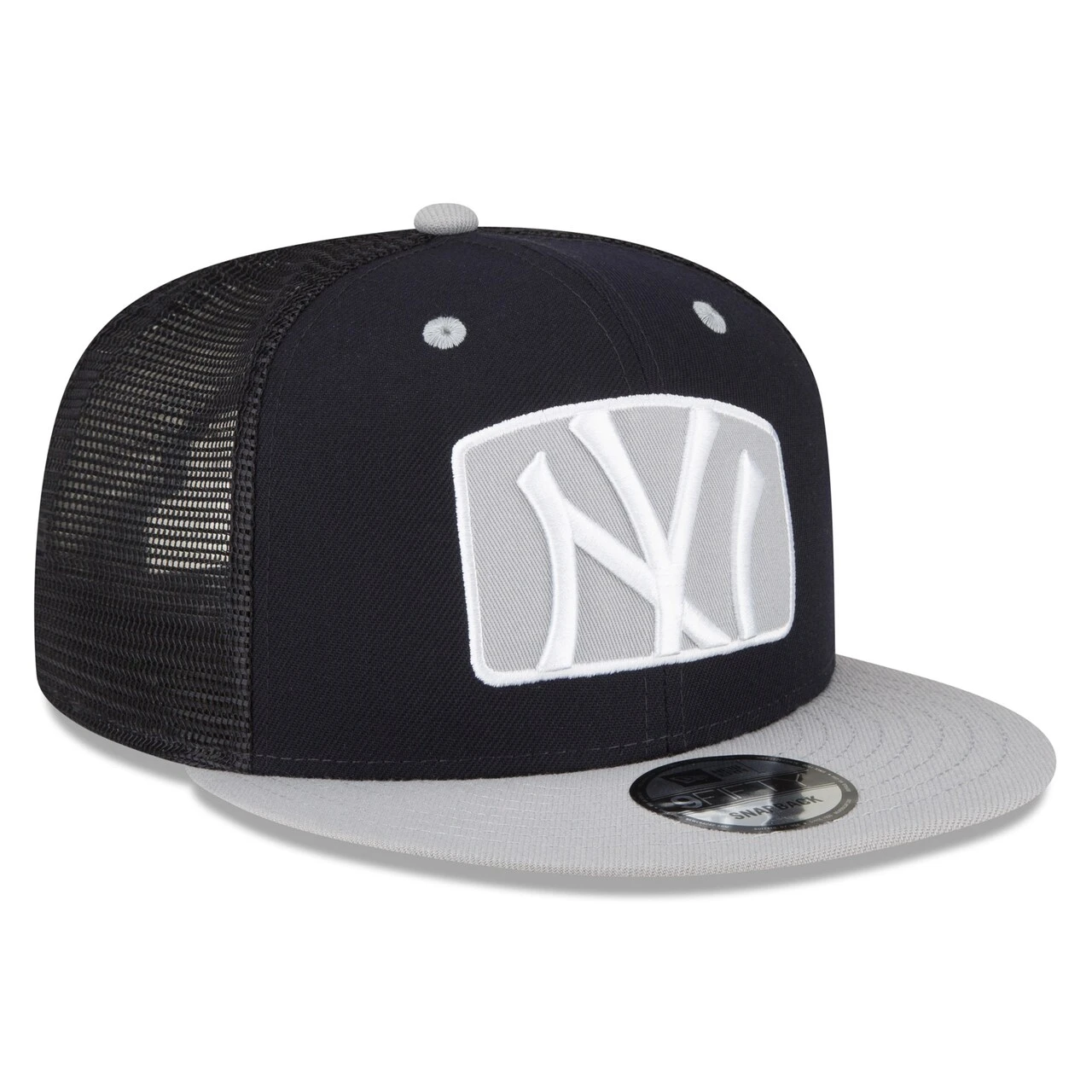 Men's New York Yankees New Era Navy Logo Zoom Trucker 9FIFTY Snapback Hat 3 Men's New York Yankees New Era Navy Logo Zoom Trucker 9FIFTY Snapback Hat - Image 3