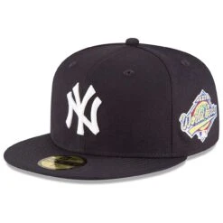 Men's New York Yankees New Era Navy Side Patch 1996 World Series 59FIFTY Fitted Hat