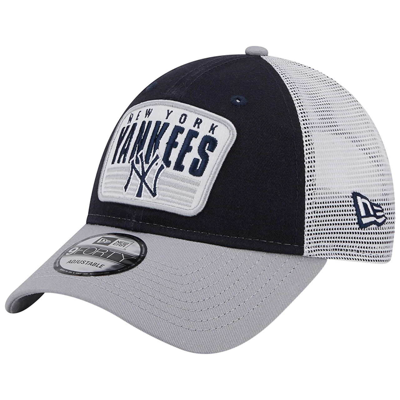 Men's New York Yankees New Era Navy Two-Tone Patch 9FORTY Snapback Hat 1 Men's New York Yankees New Era Navy Two-Tone Patch 9FORTY Snapback Hat