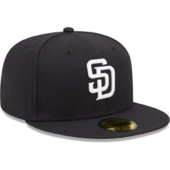 Men's San Diego Padres New Era Navy White Logo 59FIFTY Fitted Hat -Hat Shop mens new era navy san diego padres white logo 59fifty fitted hat pi4693000 altimages ff 4693022 1ab42df7ba6847f00720alt3 full