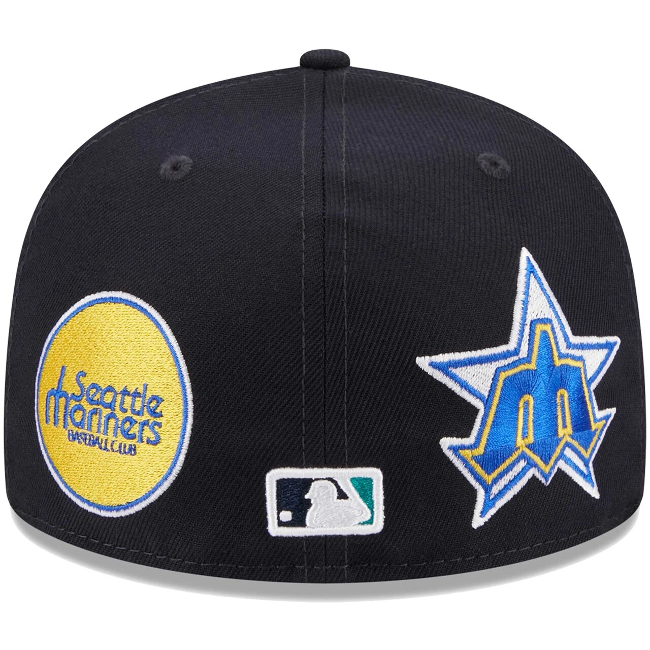 Men's Seattle Mariners New Era Navy 2023 MLB All-Star Game Multi-Patch 59FIFTY Fitted Hat 4 Men's Seattle Mariners New Era Navy 2023 MLB All-Star Game Multi-Patch 59FIFTY Fitted Hat - Image 4