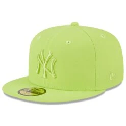 Men's New York Yankees New Era Neon Green 2023 Spring Color Basic 59FIFTY Fitted Hat