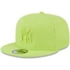 Men's New York Yankees New Era Neon Green Spring Color Basic 9FIFTY Snapback Hat