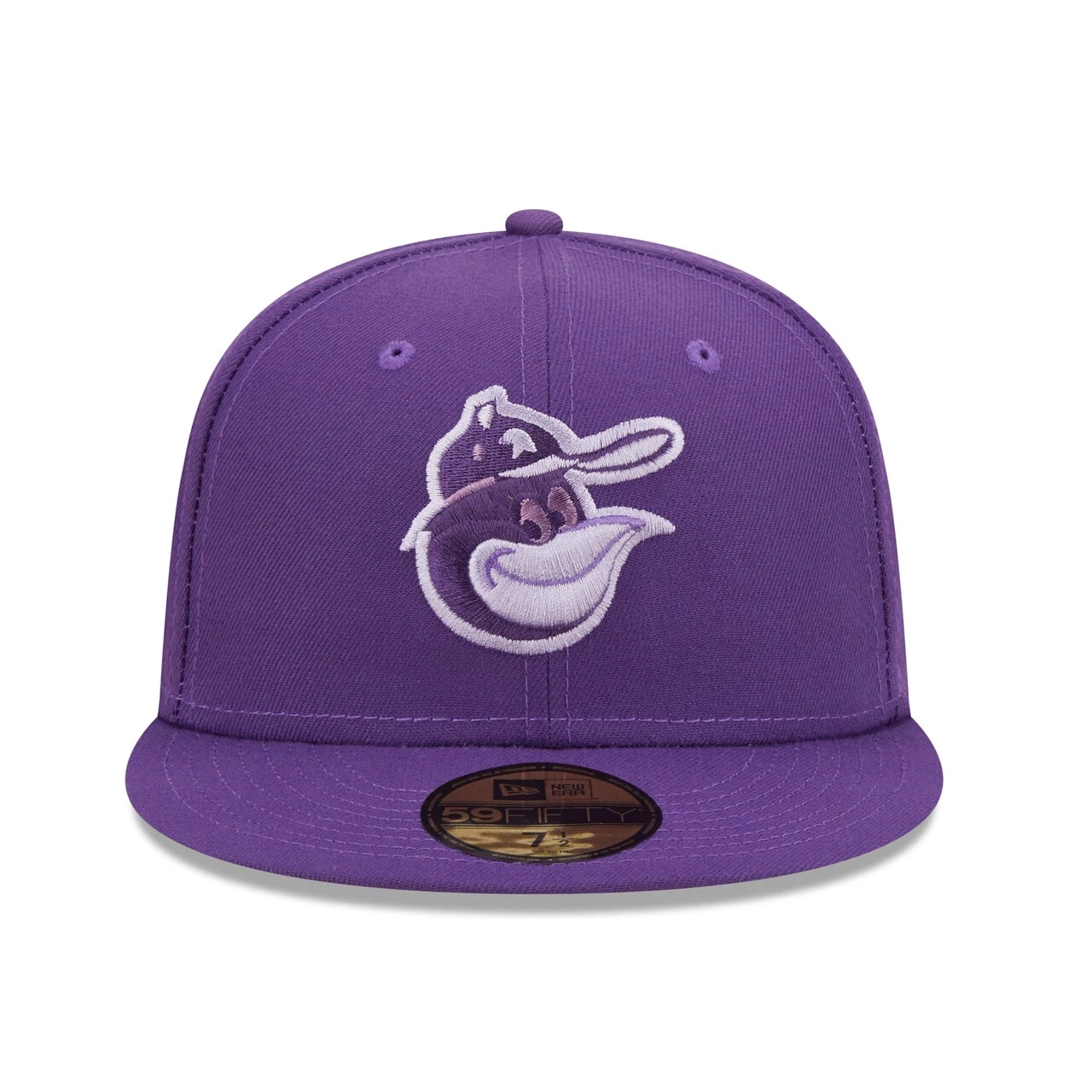 Men's Baltimore Orioles New Era Purple Lavender Undervisor 59FIFTY Fitted Hat 2 Men's Baltimore Orioles New Era Purple Lavender Undervisor 59FIFTY Fitted Hat - Image 2