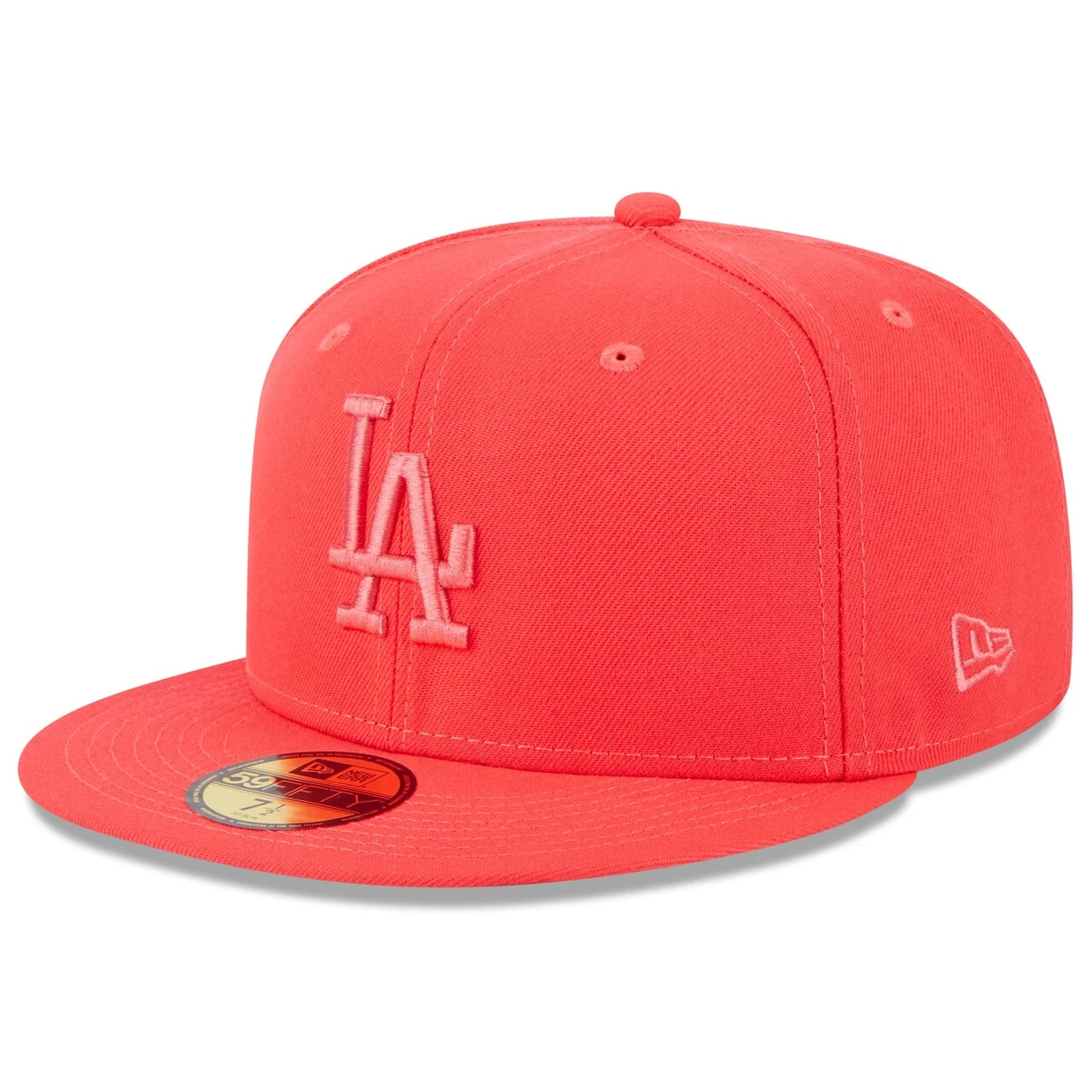 Men's Los Angeles Dodgers New Era Red 2023 Spring Color Basic 59FIFTY Fitted Hat 1 Men's Los Angeles Dodgers New Era Red 2023 Spring Color Basic 59FIFTY Fitted Hat
