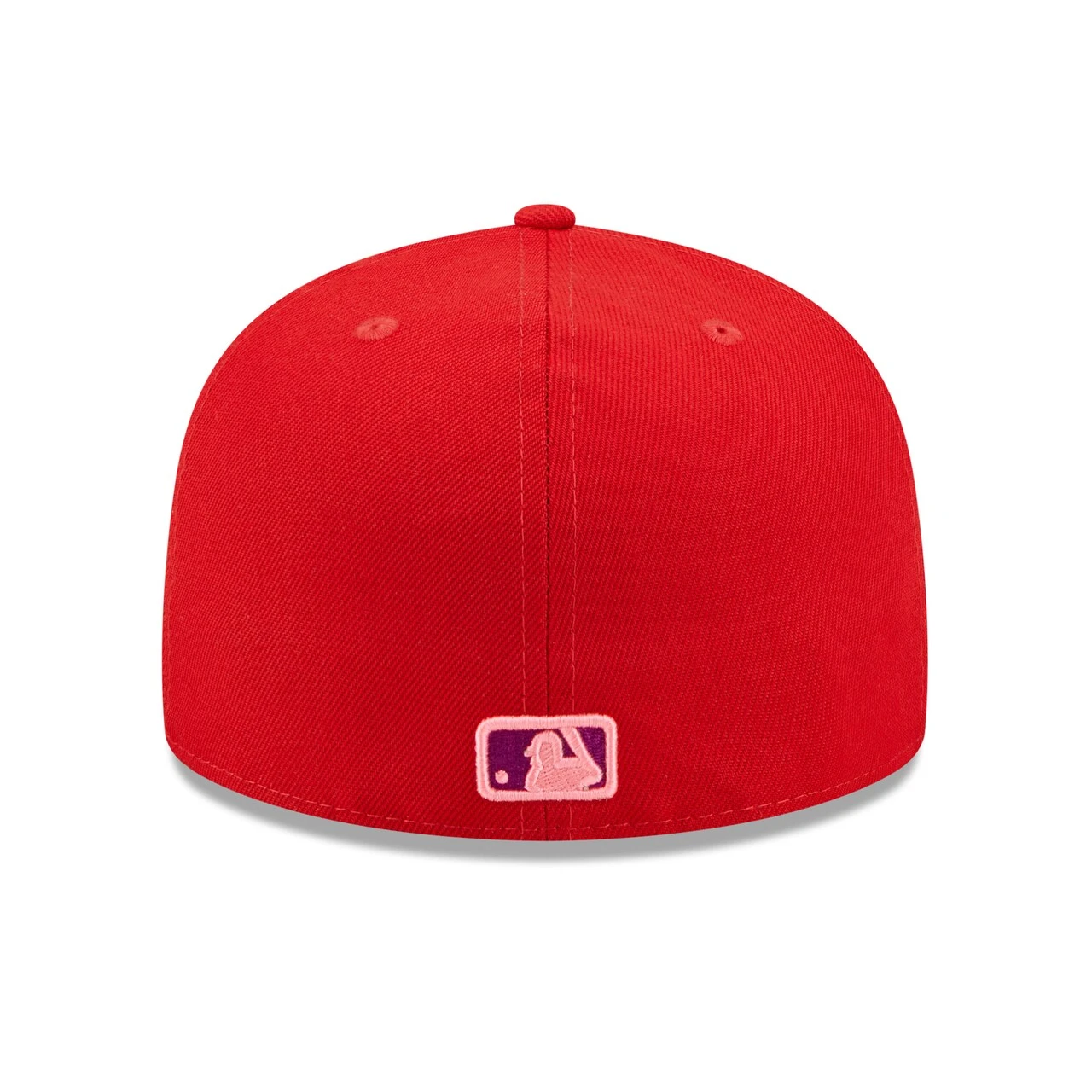 Men's Los Angeles Dodgers New Era Red Purple Undervisor 59FIFTY Fitted Hat 4 Men's Los Angeles Dodgers New Era Red Purple Undervisor 59FIFTY Fitted Hat - Image 4