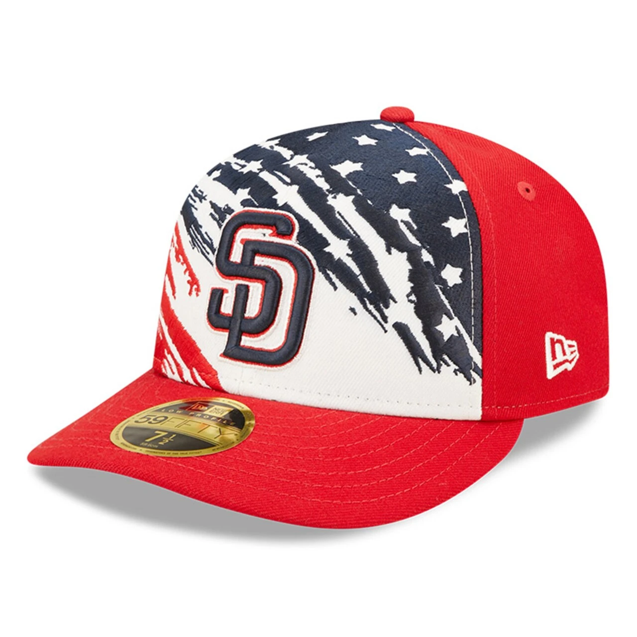 Men's San Diego Padres New Era Red 2022 4th Of July Low Profile 59FIFTY Fitted Hat 1 Men's San Diego Padres New Era Red 2022 4th Of July Low Profile 59FIFTY Fitted Hat