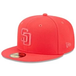 Men's San Diego Padres New Era Red 2023 Spring Color Basic 59FIFTY Fitted Hat