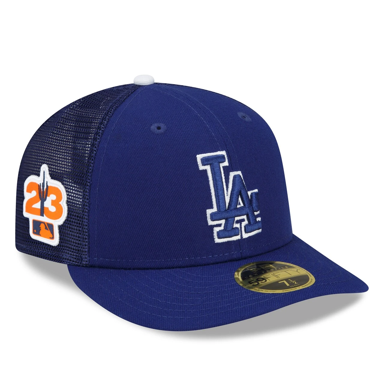 Men's Los Angeles Dodgers New Era Royal 2023 Spring Training Low Profile 59FIFTY Fitted Hat 1 Men's Los Angeles Dodgers New Era Royal 2023 Spring Training Low Profile 59FIFTY Fitted Hat