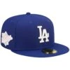 Men's Los Angeles Dodgers New Era Royal Pop Sweatband Undervisor 1988 MLB World Series Cooperstown Collection 59FIFTY Fitted Hat