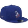 Men's Los Angeles Dodgers New Era Royal Script Fill 59FIFTY Fitted Hat