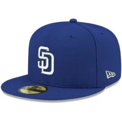 Men's San Diego Padres New Era Royal White Logo 59FIFTY Fitted Hat