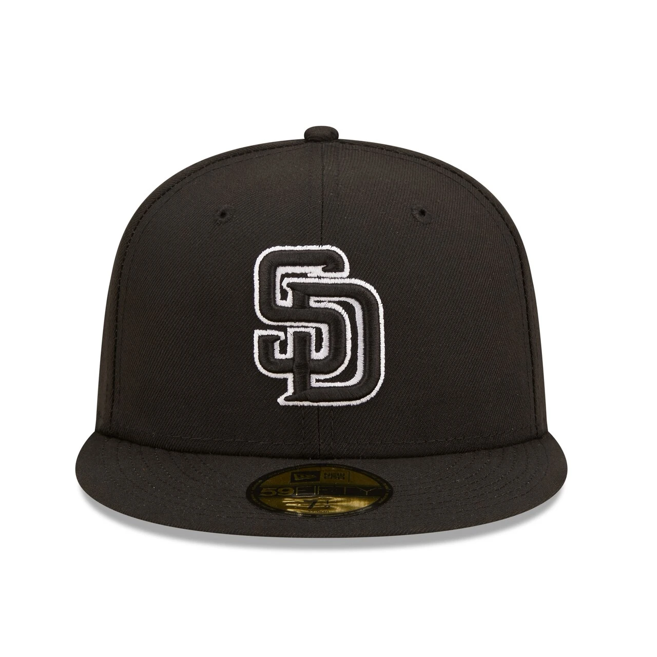 Men's San Diego Padres New Era Black On Black Dub 59FIFTY Fitted Hat 2 Men's San Diego Padres New Era Black On Black Dub 59FIFTY Fitted Hat - Image 2