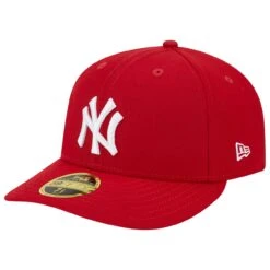 Men's New York Yankees New Era Scarlet Low Profile 59FIFTY Fitted Hat